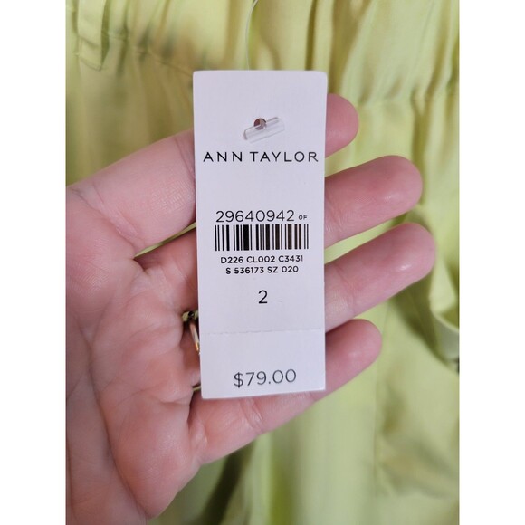 NWT Ann Taylor Cargo Pants Size 2 High Rise Ankle Length - Picture 4 of 7